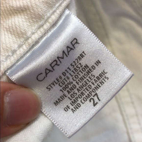 LF Carmar Rhinestone Hi Rise Distress Jean Shorts - Picture 2 of 10